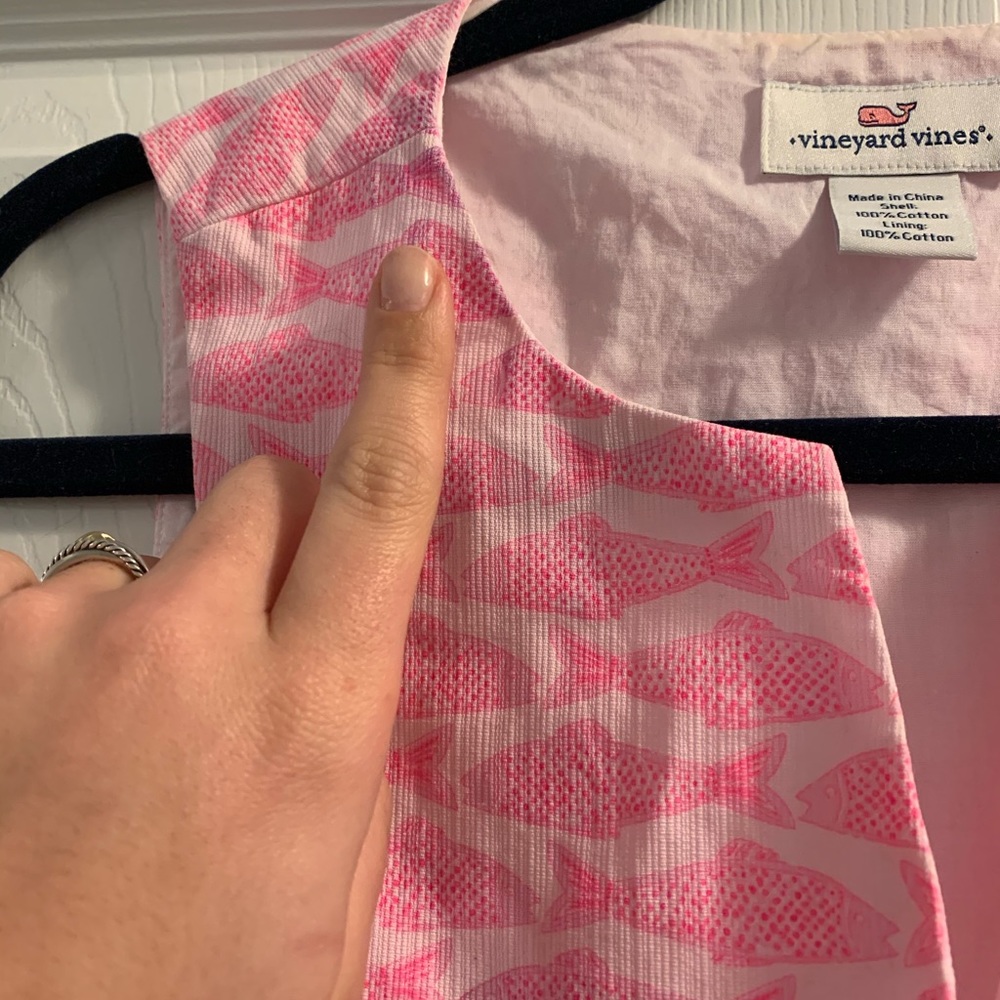 Vineyard Vines neon fish dress - Picture 5 of 7